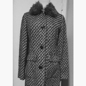Women's Nine West Wool Blend Coat Size L
